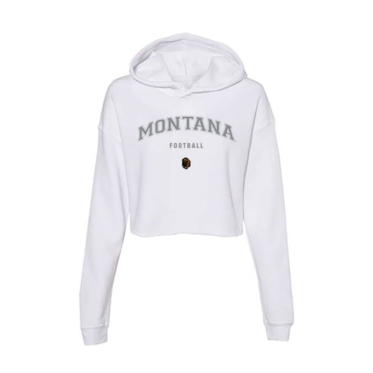Montana - NCAA Football : Owen Liechti - Classic Shersey Women's Crop Fleece Hooded Sweatshirt-0