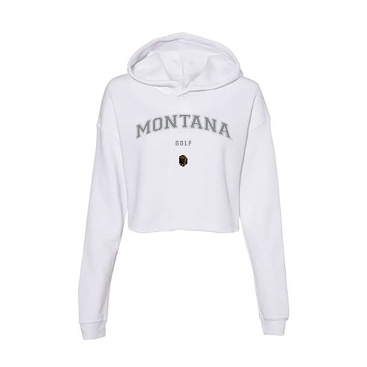Montana - NCAA Women's Golf : Anna Stensrud - Women's Crop Fleece Hoodie-0