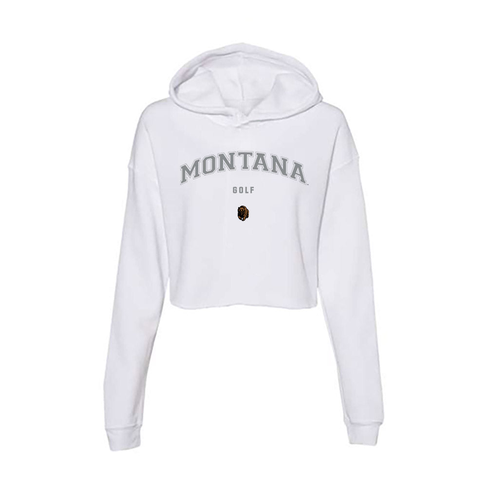 Montana - NCAA Women's Golf : Katie Lewis - Women's Crop Fleece Hoodie-0