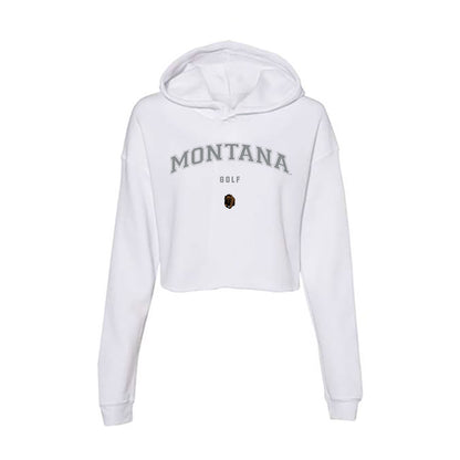Montana - NCAA Women's Golf : Katie Lewis - Women's Crop Fleece Hoodie-0