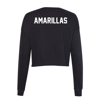 Portland State - NCAA Women's Track & Field : Riley Amarillas - Classic Shersey Women's Cropped Crew Fleece-1