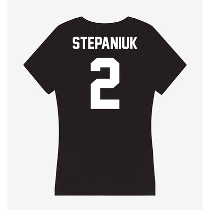 Portland State - NCAA Women's Volleyball : Paige Stepaniuk - Classic Shersey Women's V-Neck T-Shirt-1