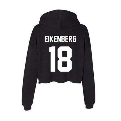 Portland State - NCAA Women's Volleyball : Alivia Eikenberg - Classic Shersey Women's Crop Fleece Hoodie-1