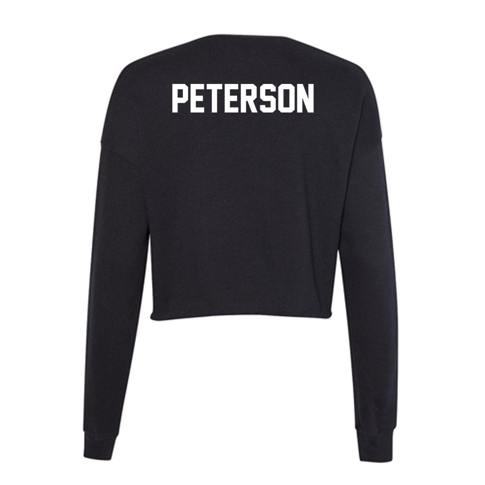 Portland State - NCAA Women's Track & Field : Ashley Peterson - Classic Shersey Women's Cropped Crew Fleece-1