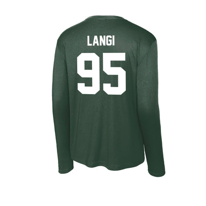Portland State - NCAA Football : Siaosi Langi - Classic Shersey Activewear Long Sleeve T-Shirt-1