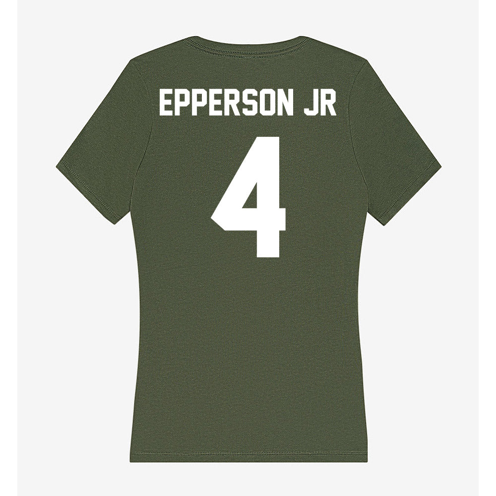 Portland State - NCAA Football : Jonathan Epperson Jr - Classic Shersey Women's V-Neck T-Shirt-1