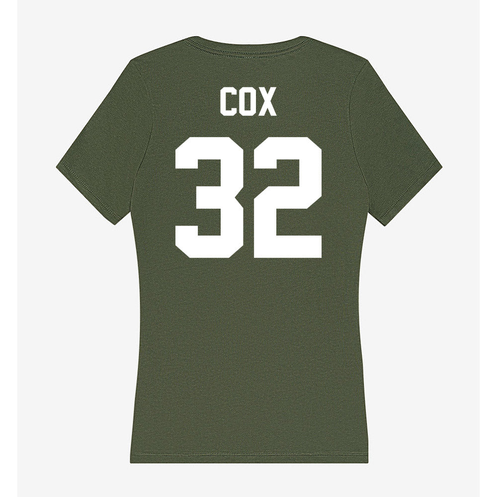 Portland State - NCAA Football : Carson Cox - Classic Shersey Women's V-Neck T-Shirt-1