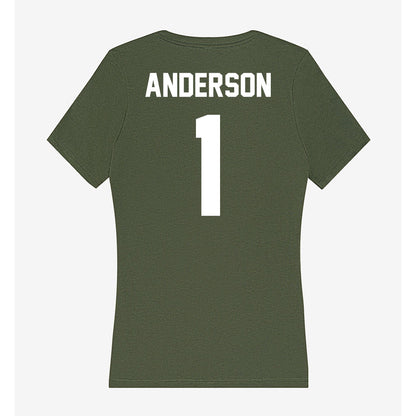 Portland State - NCAA Football : Devon Anderson - Classic Shersey Women's V-Neck T-Shirt-1