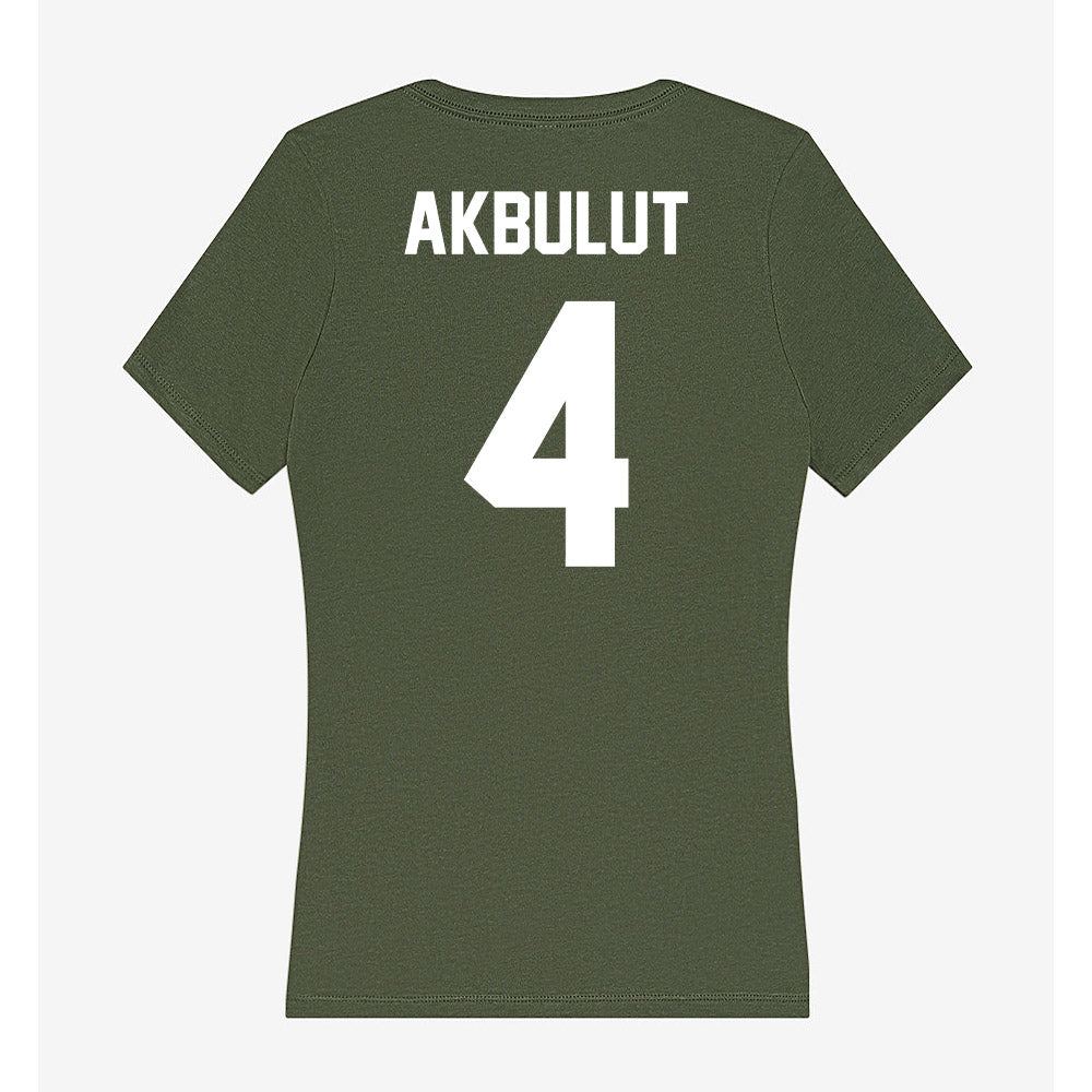 Portland State - NCAA Women's Volleyball : Asya Akbulut - Classic Shersey Women's V-Neck T-Shirt-1