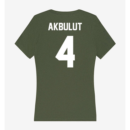 Portland State - NCAA Women's Volleyball : Asya Akbulut - Classic Shersey Women's V-Neck T-Shirt-1