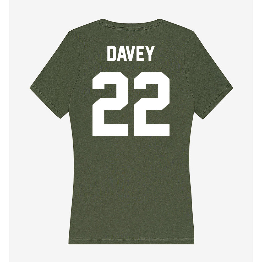 Portland State - NCAA Women's Volleyball : Katelyn Davey - Classic Shersey Women's V-Neck T-Shirt-1