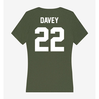 Portland State - NCAA Women's Volleyball : Katelyn Davey - Classic Shersey Women's V-Neck T-Shirt-1