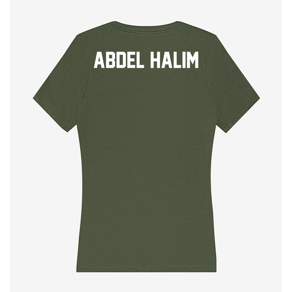 Portland State - NCAA Men's Track & Field : Norhan Abdel Halim - Classic Shersey Women's V-Neck T-Shirt-1