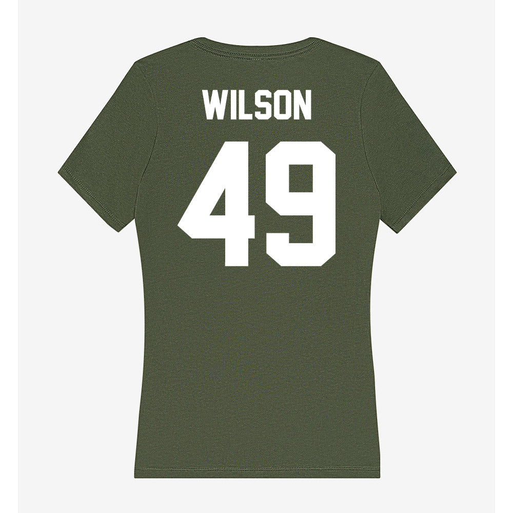 Portland State - NCAA Football : Cole Wilson - Classic Shersey Women's V-Neck T-Shirt-1