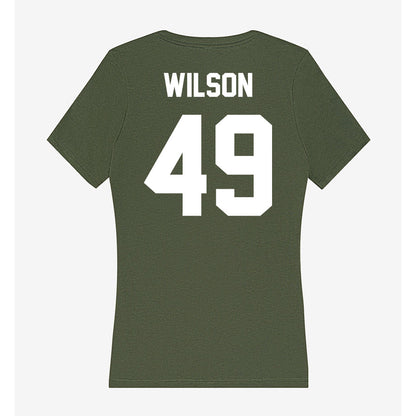 Portland State - NCAA Football : Cole Wilson - Classic Shersey Women's V-Neck T-Shirt-1