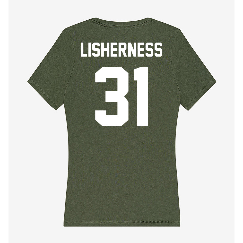 Portland State - NCAA Football : Logan Lisherness - Classic Shersey Women's V-Neck T-Shirt-1