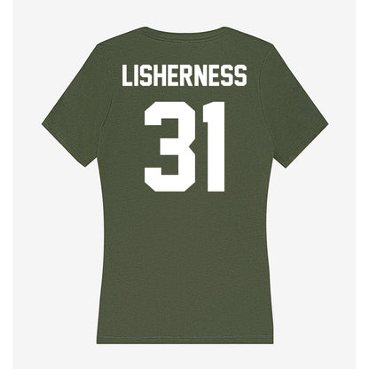 Portland State - NCAA Football : Logan Lisherness - Classic Shersey Women's V-Neck T-Shirt-1