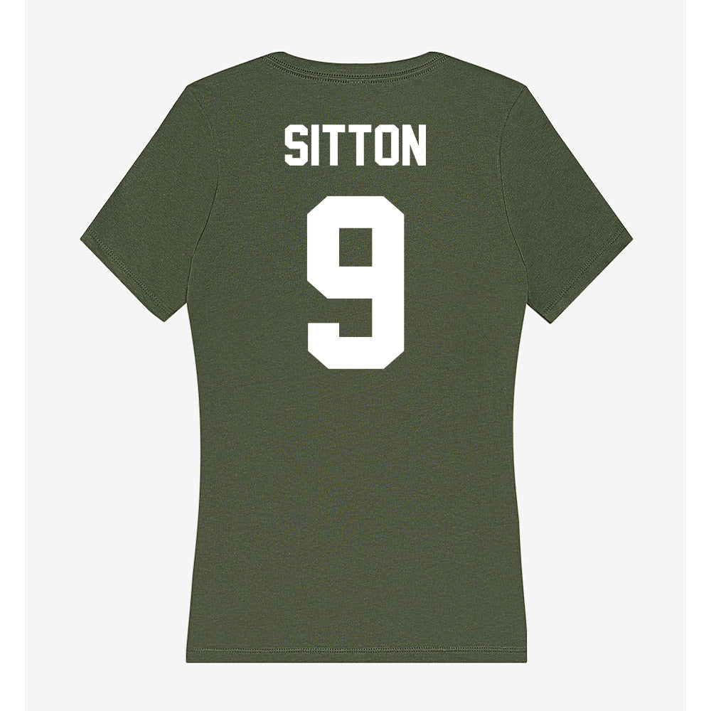 Portland State - NCAA Women's Soccer : Amelia Sitton - Classic Shersey Women's V-Neck T-Shirt-1