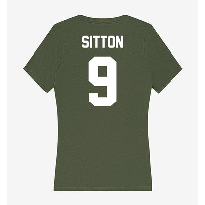 Portland State - NCAA Women's Soccer : Amelia Sitton - Classic Shersey Women's V-Neck T-Shirt-1