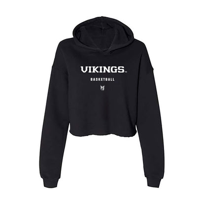 Portland State - NCAA Women's Basketball : Kyleigh Brown - Classic Shersey Women's Crop Fleece Hoodie-0