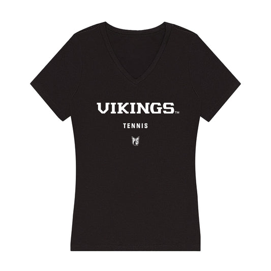 Portland State - NCAA Men's Tennis : Edoardo Cravanzola - Classic Shersey Women's V-Neck T-Shirt-0