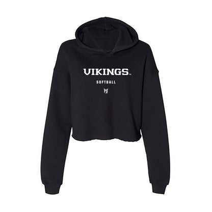 Portland State - NCAA Softball : Claire Masters - Classic Shersey Women's Crop Fleece Hoodie-0