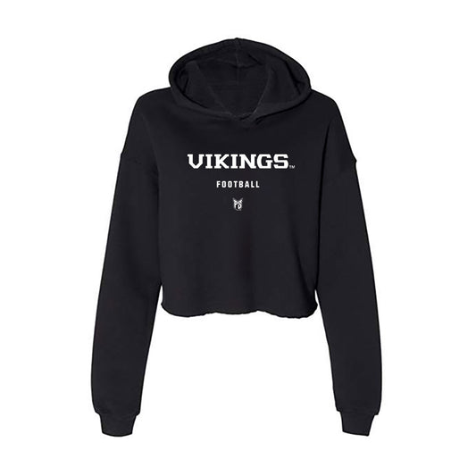 Portland State - NCAA Football : Marcus Post - Classic Shersey Women's Crop Fleece Hooded Sweatshirt-0