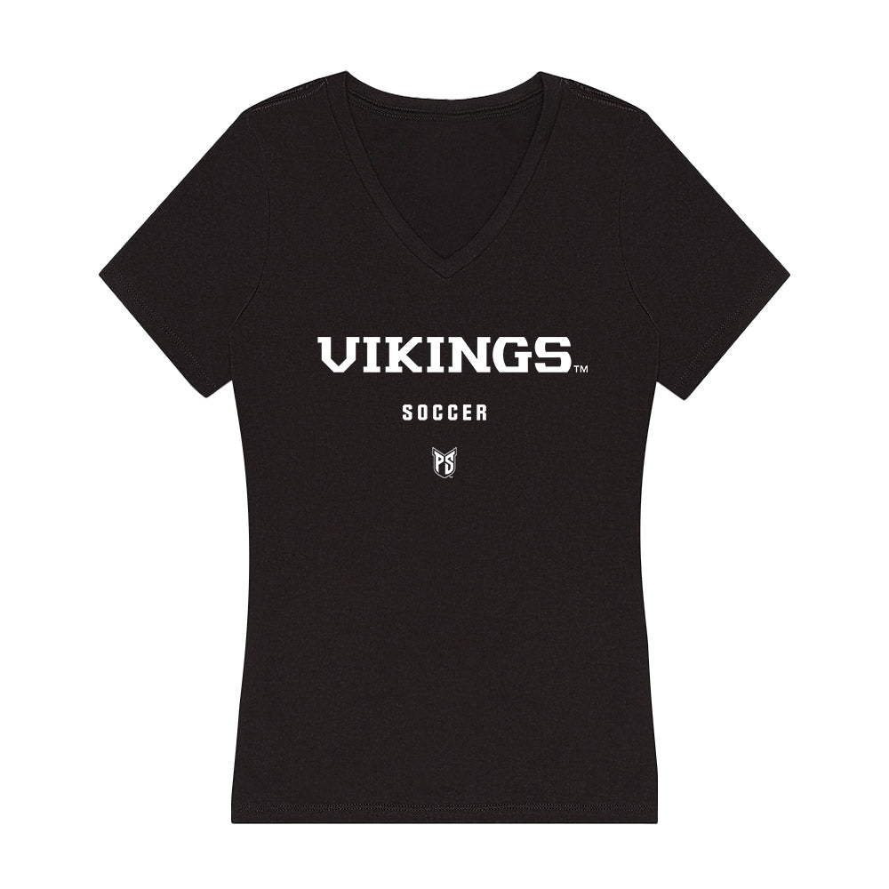 Portland State - NCAA Women's Soccer : Claire Masters - Classic Shersey Women's V-Neck T-Shirt-0