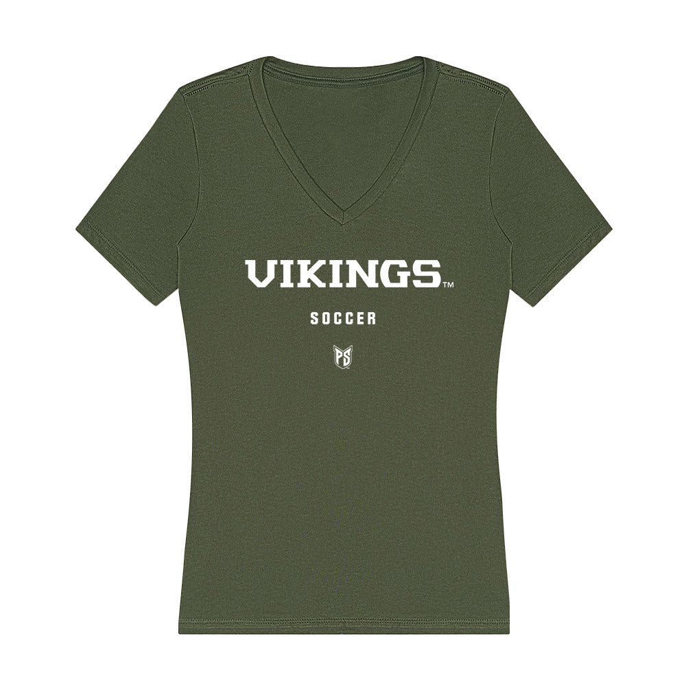 Portland State - NCAA Women's Soccer : Kiana Kenion - Classic Shersey Women's V-Neck T-Shirt-0