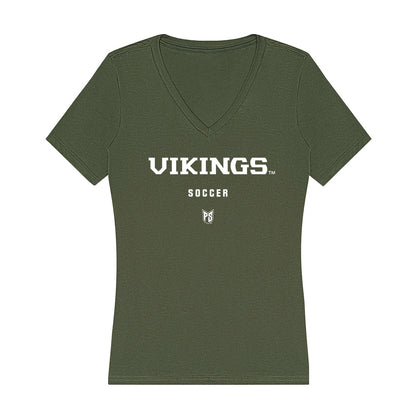 Portland State - NCAA Women's Soccer : Kiana Kenion - Classic Shersey Women's V-Neck T-Shirt-0