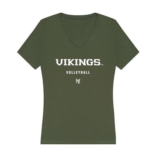 Portland State - NCAA Women's Volleyball : Asya Akbulut - Classic Shersey Women's V-Neck T-Shirt-0