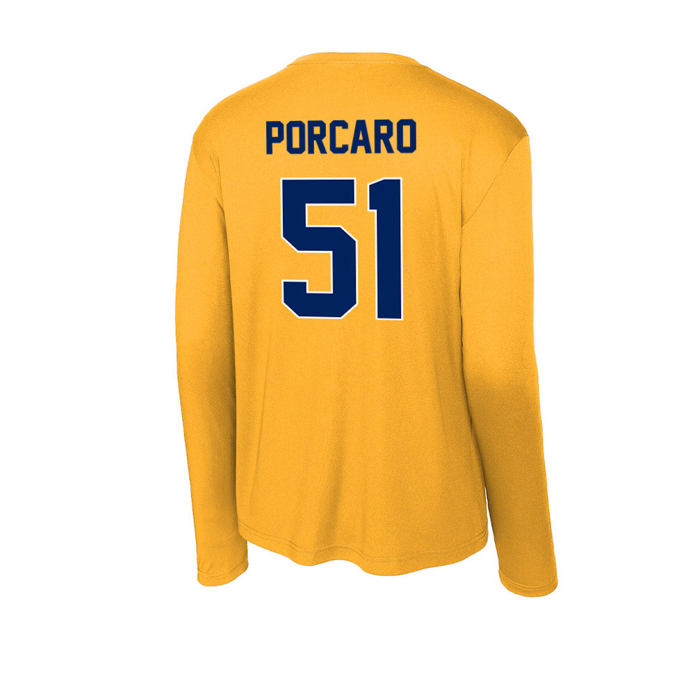 UW Eau Claire - NCAA Football : Frank Porcaro - Activewear Long Sleeve T-Shirt-1