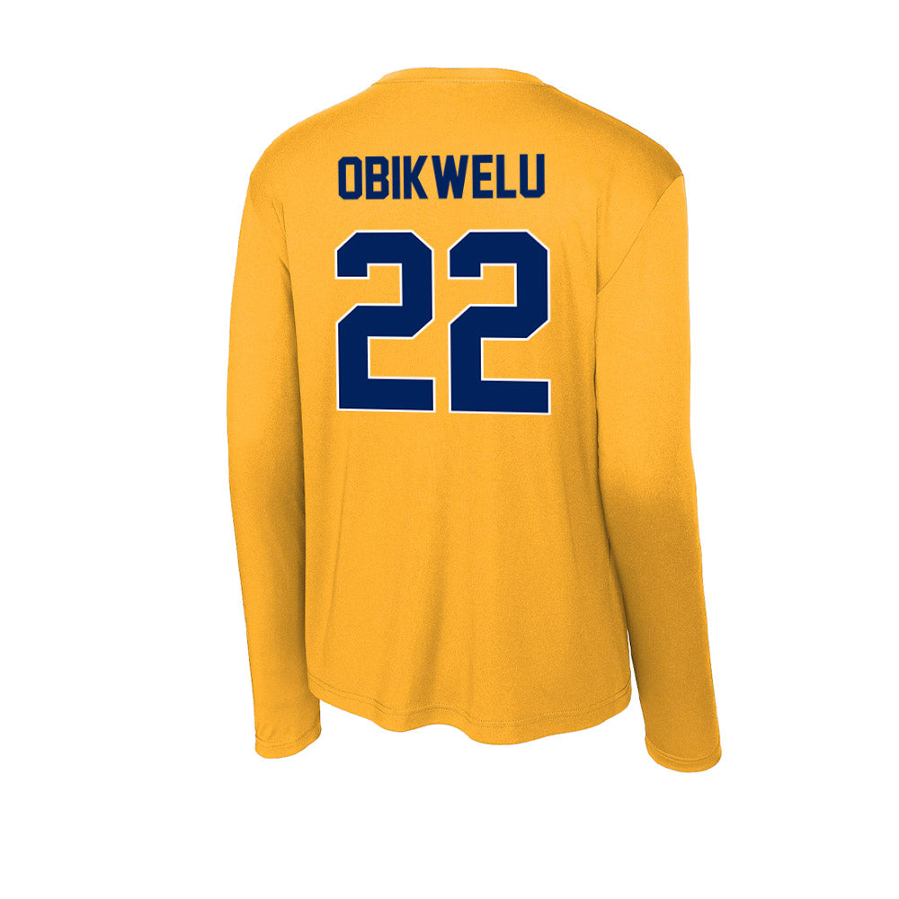 UW Eau Claire - NCAA Football : KJ Obikwelu - Activewear Long Sleeve T-Shirt-1