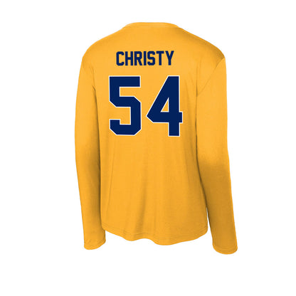 UW Eau Claire - NCAA Football : Keagan Christy - Activewear Long Sleeve T-Shirt-1