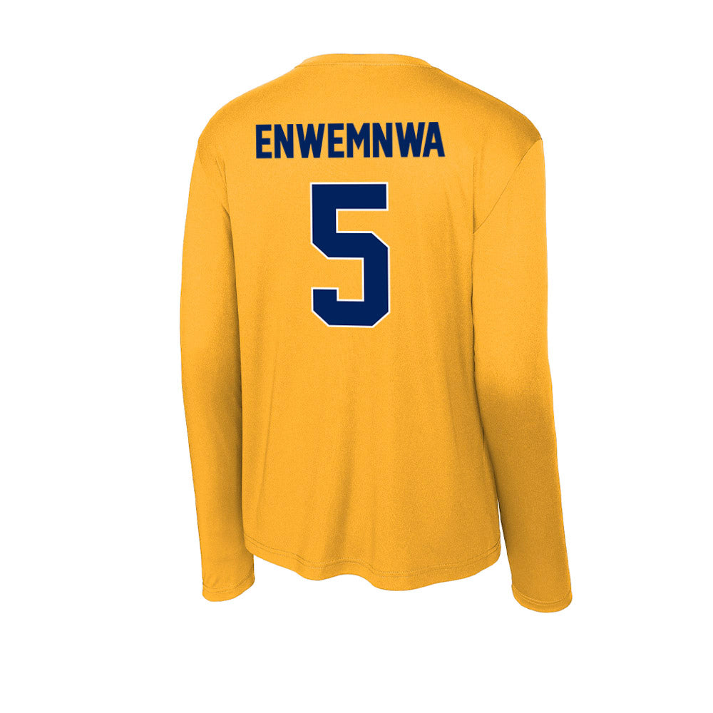 UW Eau Claire - NCAA Men's Soccer : Oge Enwemnwa - Activewear Long Sleeve T-Shirt-1