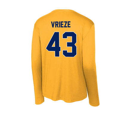 UW Eau Claire - NCAA Football : Logan Vrieze - Activewear Long Sleeve T-Shirt-1