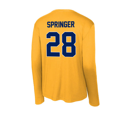 UW Eau Claire - NCAA Softball : Siri Springer - Activewear Long Sleeve T-Shirt-1