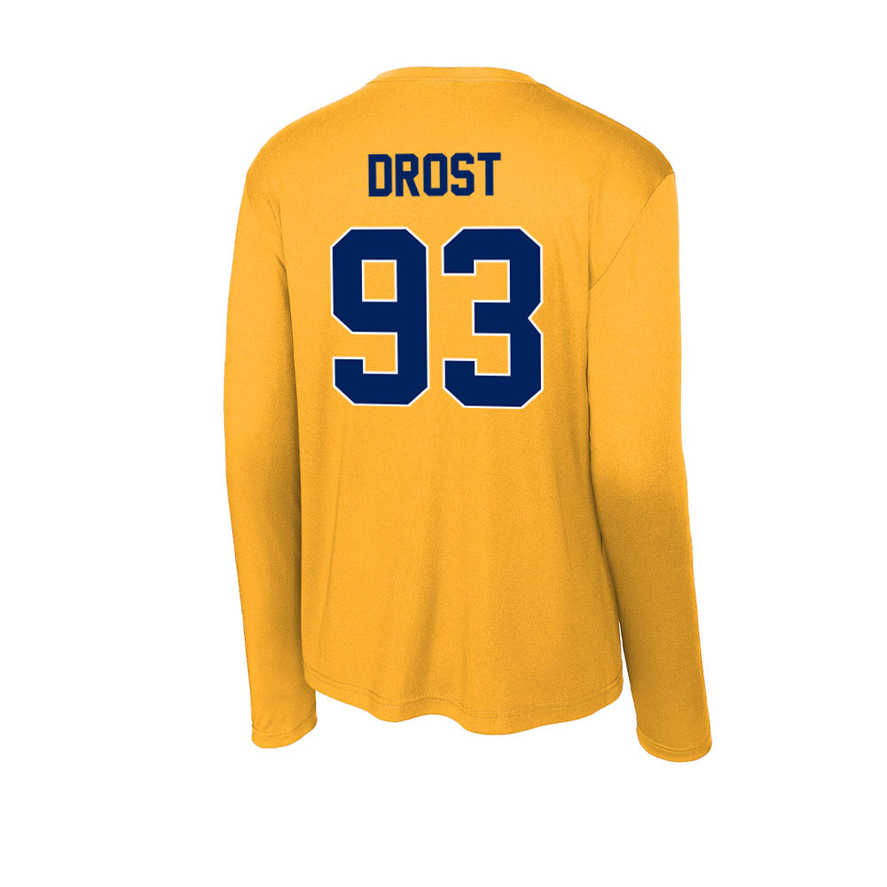 UW Eau Claire - NCAA Football : Aidan Drost - Activewear Long Sleeve T-Shirt-1