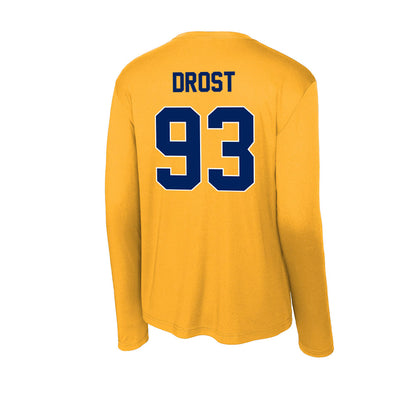 UW Eau Claire - NCAA Football : Aidan Drost - Activewear Long Sleeve T-Shirt-1