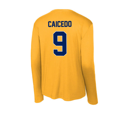 UW Eau Claire - NCAA Baseball : Diego Caicedo - Activewear Long Sleeve T-Shirt-1