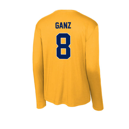 UW Eau Claire - NCAA Men's Ice Hockey : Logan Ganz - Activewear Long Sleeve T-Shirt-1