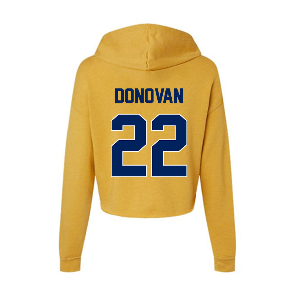 UW Eau Claire - NCAA Women's Soccer : Emma Donovan - Women's Crop Fleece Hoodie-1