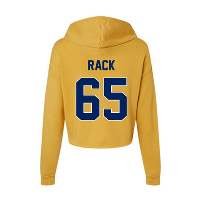 UW Eau Claire - NCAA Football : Alex Rack - Women's Crop Fleece Hoodie-1