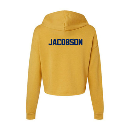 UW - Eau Claire - NCAA Women's Track & Field : Mayzee Jacobson - Women's Crop Fleece Hoodie-1
