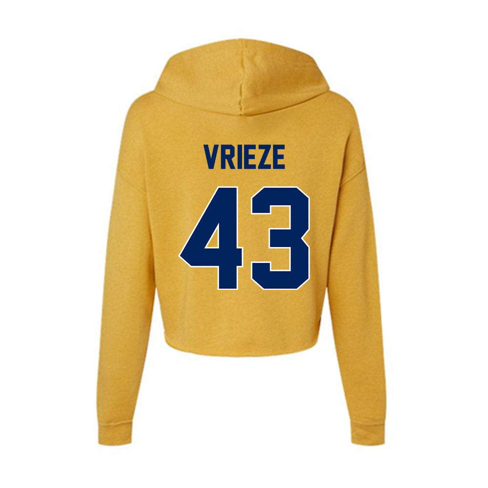 UW Eau Claire - NCAA Football : Logan Vrieze - Women's Crop Fleece Hoodie-1