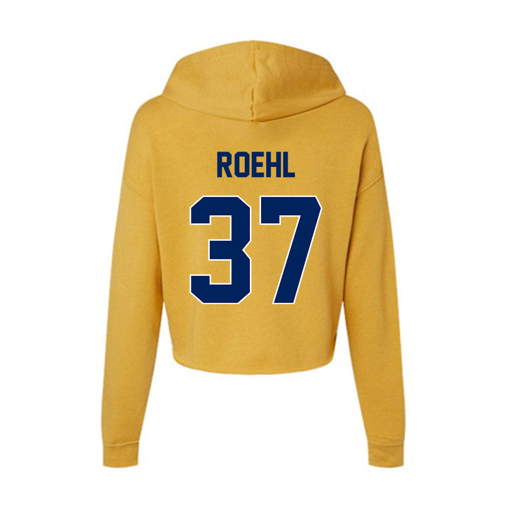 UW Eau Claire - NCAA Football : Nolan Roehl - Women's Crop Fleece Hoodie-1