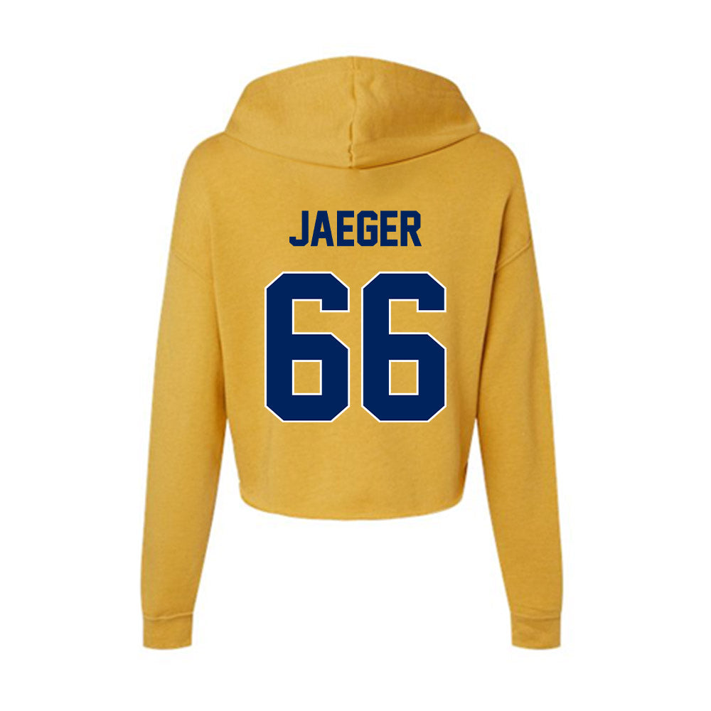 UW Eau Claire - NCAA Football : Weston Jaeger - Women's Crop Fleece Hoodie-1