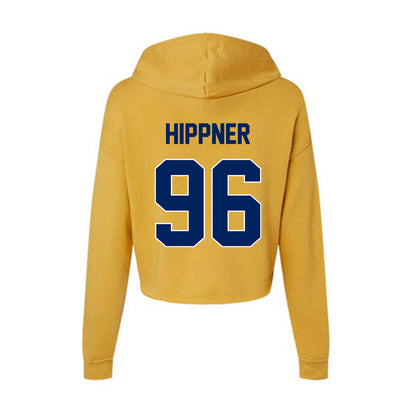 UW Eau Claire - NCAA Football : Kevin Hippner - Women's Crop Fleece Hoodie-1