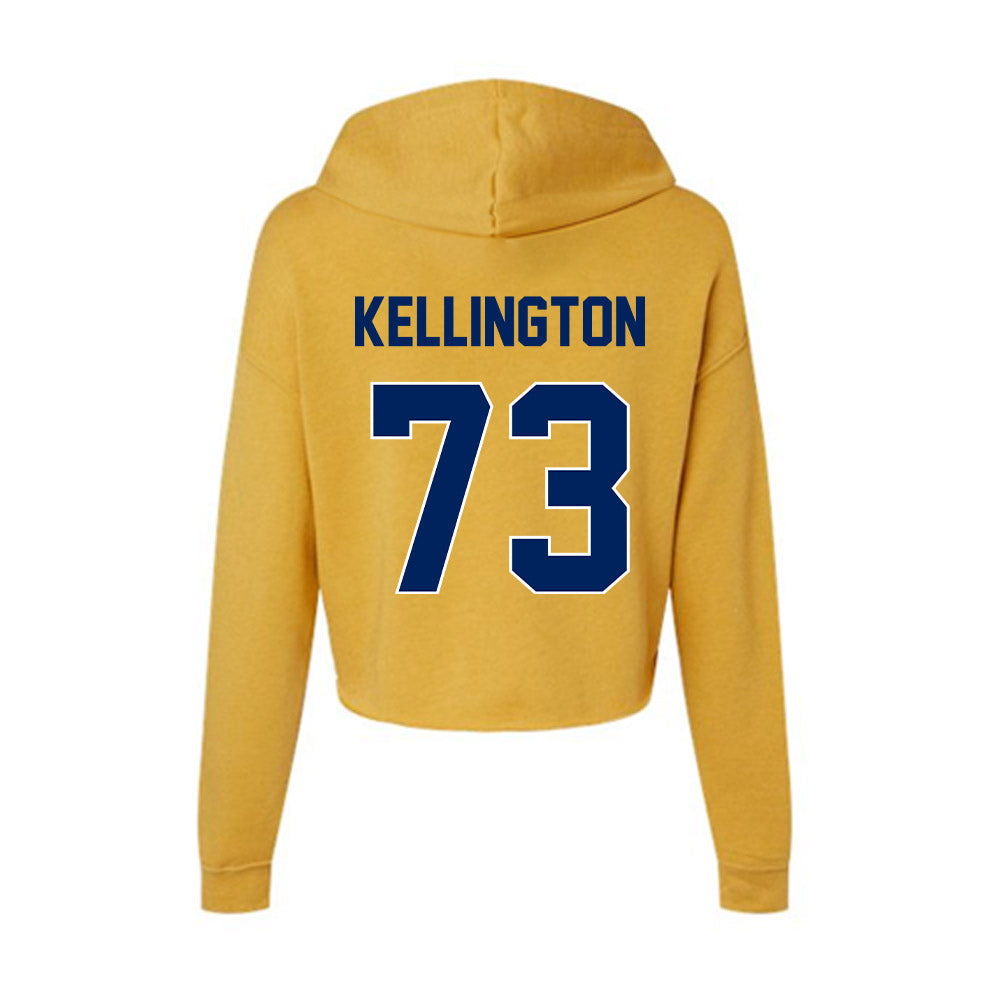 UW Eau Claire - NCAA Football : Andrew Kellington - Women's Crop Fleece Hoodie-1
