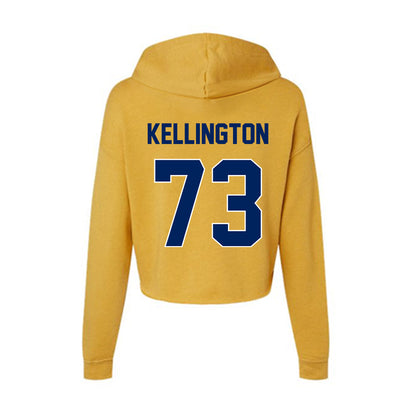 UW Eau Claire - NCAA Football : Andrew Kellington - Women's Crop Fleece Hoodie-1